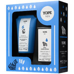 Yope Men's set, Energy of Purification, gel de curățare facială, 150ml + Moisture Power, cremă de față, 50ml