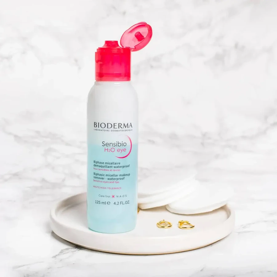 Bioderma Sensibio H2O Eye, acqua micellare micellare, 125 ml