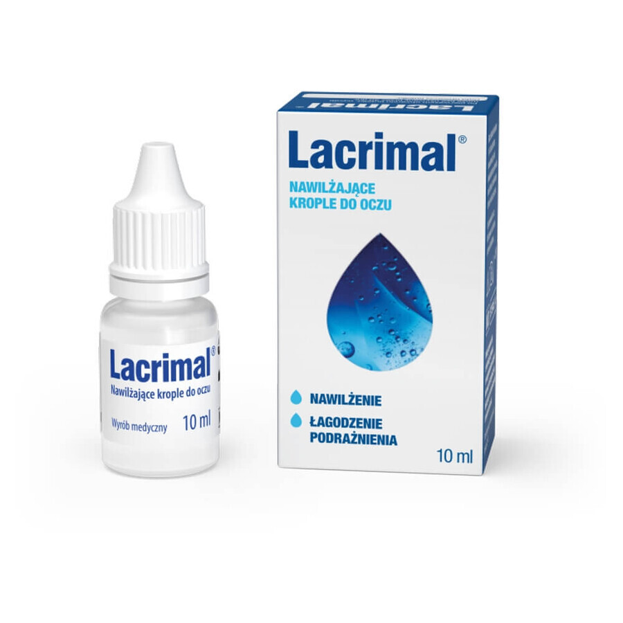 Lacrimal, moisturizing eye drops, 10 ml