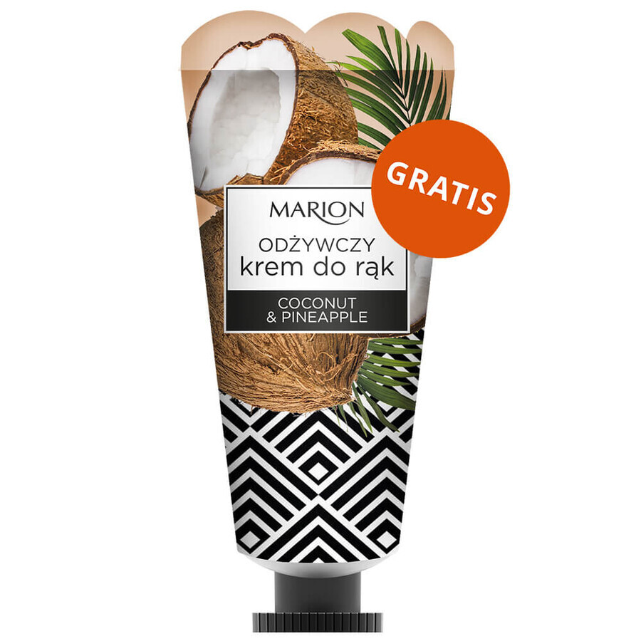 Marion Natura Silk, spray de mătase, 130 ml + cremă de mâini hrănitoare cu nucă de cocos și ananas, 50 ml gratis