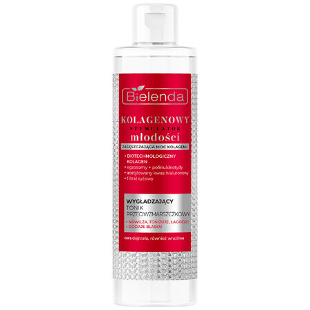 Bielenda Collagen Youth Stimulator, tonico levigante antirughe, 200 ml