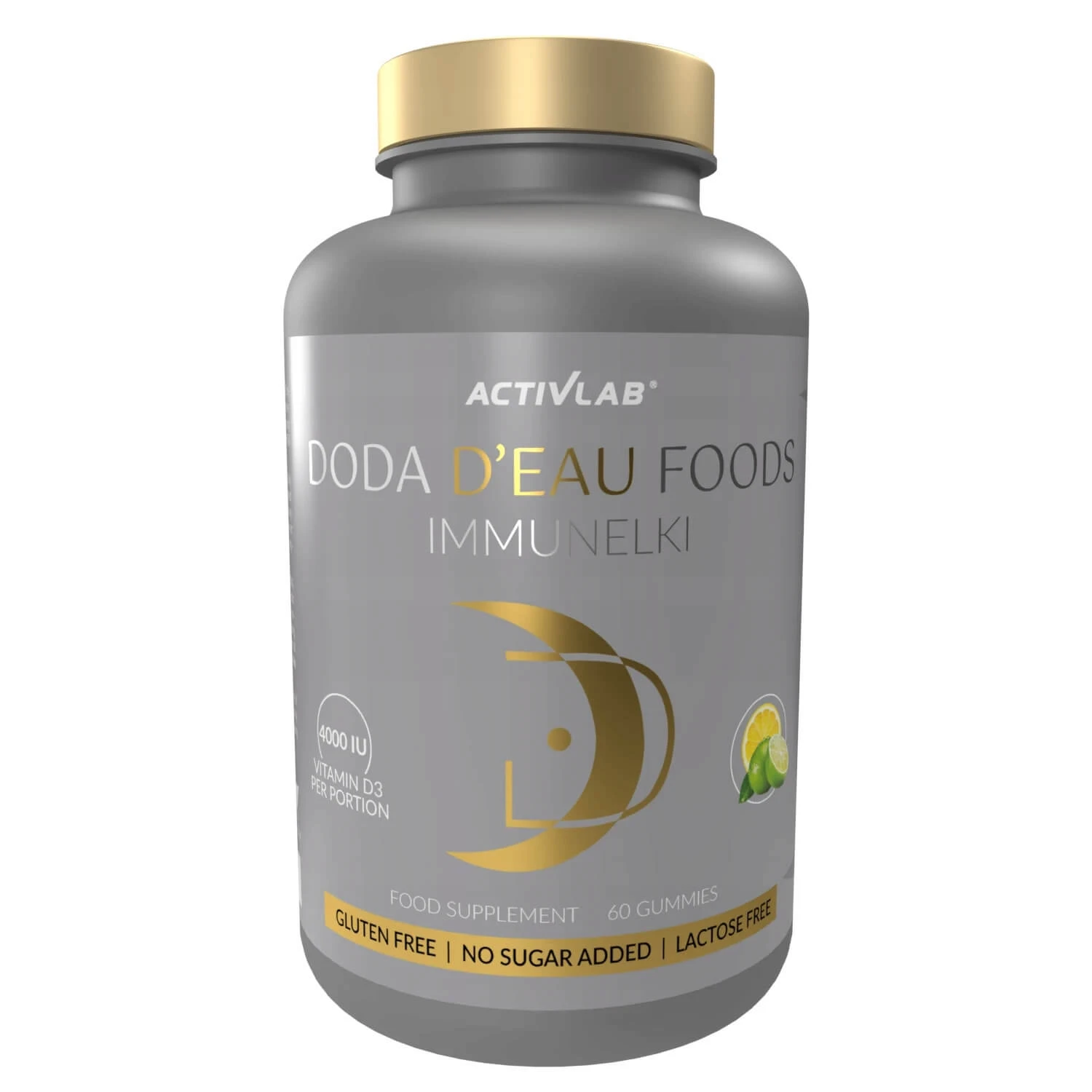 AcivLab Doda D'Eau Foods Immunelles, Gelees, Zitronen- und Limettengeschmack, 60 Stück