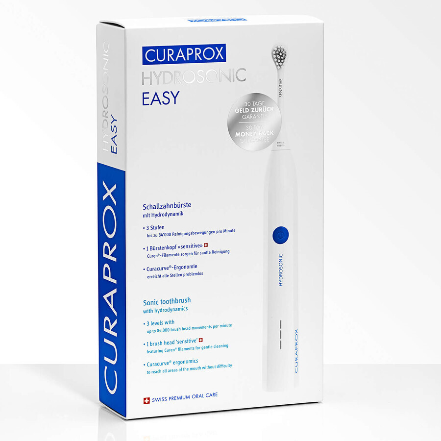 Curaprox Hydrosonic Easy, Schallzahnbürste, 1 Stück