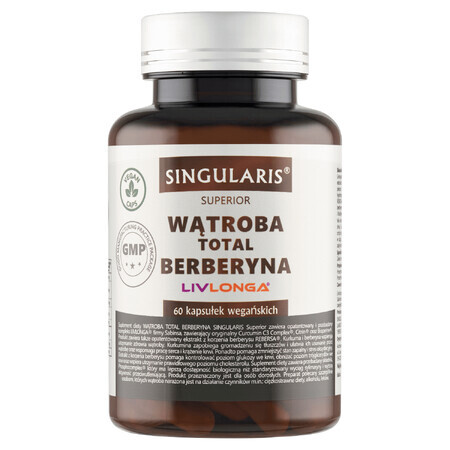 Singularis Superior Liver Total Berberine, 60 gélules