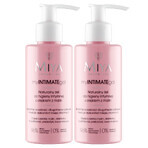 Miya myINTIMATEgel Set, natürliches Intimpflegegel mit Himbeeröl, 2 x 140 ml