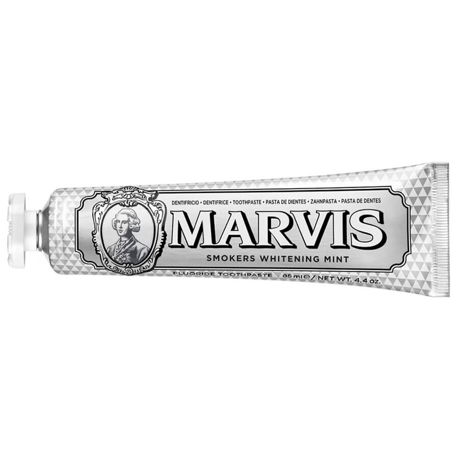 Marvis Smokers Whitening Mint, bleichende Zahnpasta, 85 ml