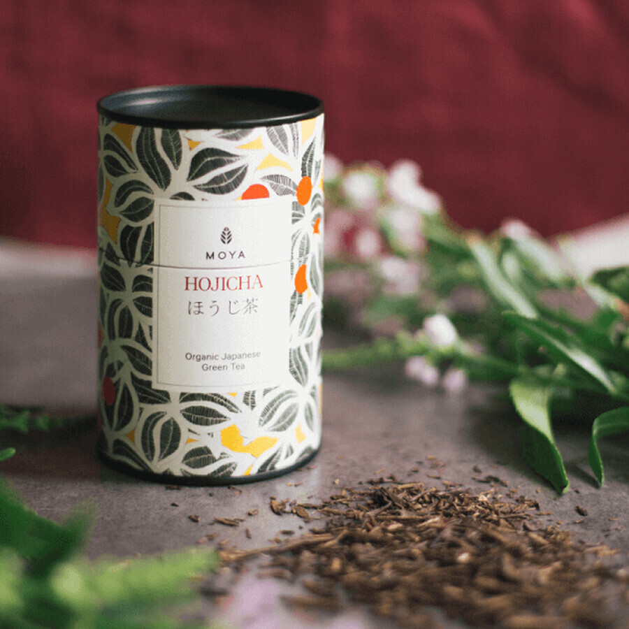 Moya Hojicha, té verde japonés ecológico, 60 g