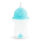 Munchkin Tip&Sip gobelet à paille, bleu, 296 ml