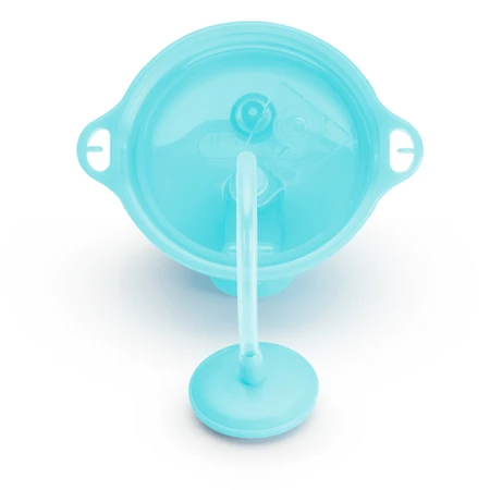 Munchkin Tip&Sip gobelet à paille, bleu, 296 ml