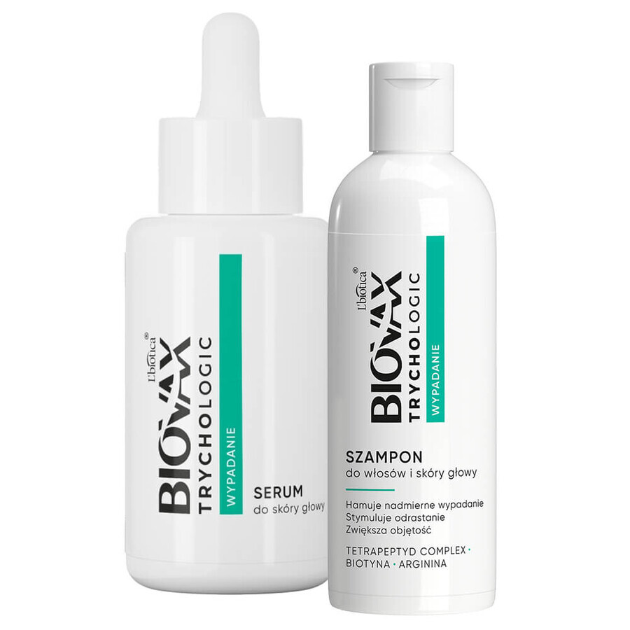 Biovax Trychologic Prolaps, Kopfhautserum, 50 ml + Haar- und Kopfhautshampoo, 50 ml gratis