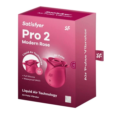 Satisfyer Pro 2 Modern Blossom, berührungslose Klitorismassage, Luft, Rose