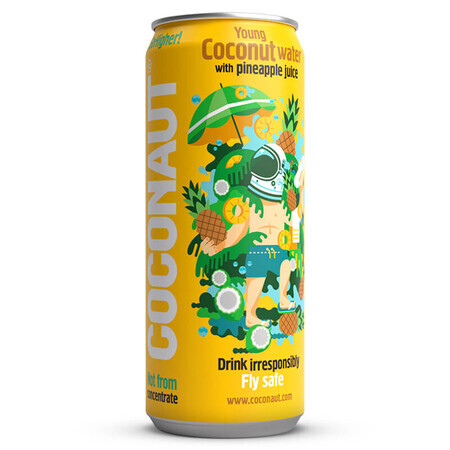 Coconaut young coconut water with pineapple juice, 320 ml