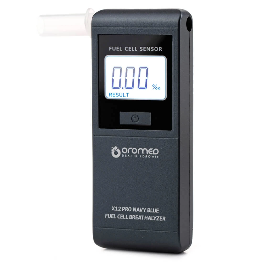 Oromed X12 Pro, elektrochemisches Alkoholtestgerät, marineblau