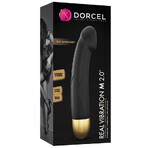 Dorcel Real Vibration M 2.0, vibrador realista, negro y dorado