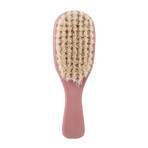 Canpol Babies Gold Set, hairbrush with natural bristles, pink, 1 pc + comb, pink, 1 pc