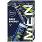 Nivea Men Deep Energy Set, Duschgel 250 ml + Antitranspirant 250 ml