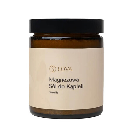 Lova Magnesium sare de baie, vanilie, 180 g