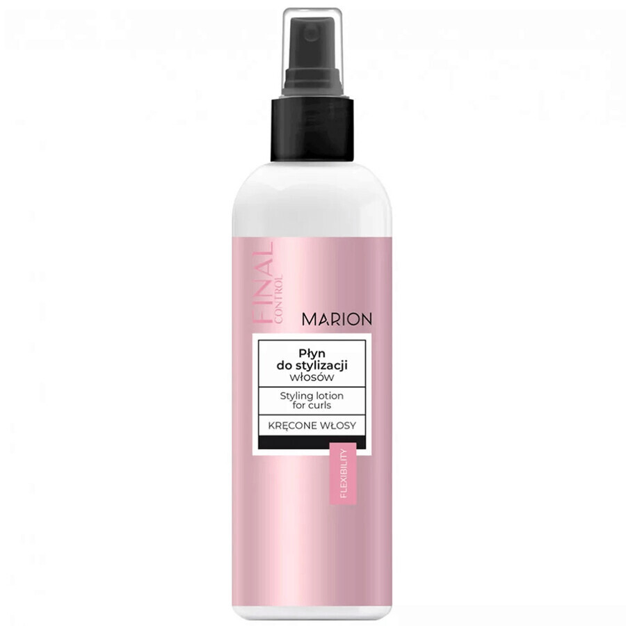 Marion Final Control, styling fluid, curly hair, 200 ml + Maracuja & Mango protective hand cream, 50 ml free