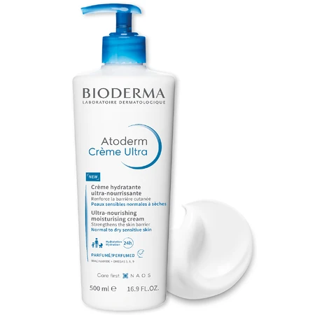 Cremă ultrahidratantă Bioderma Atoderm Crème Ultra Perfumed, 500 ml, Naos