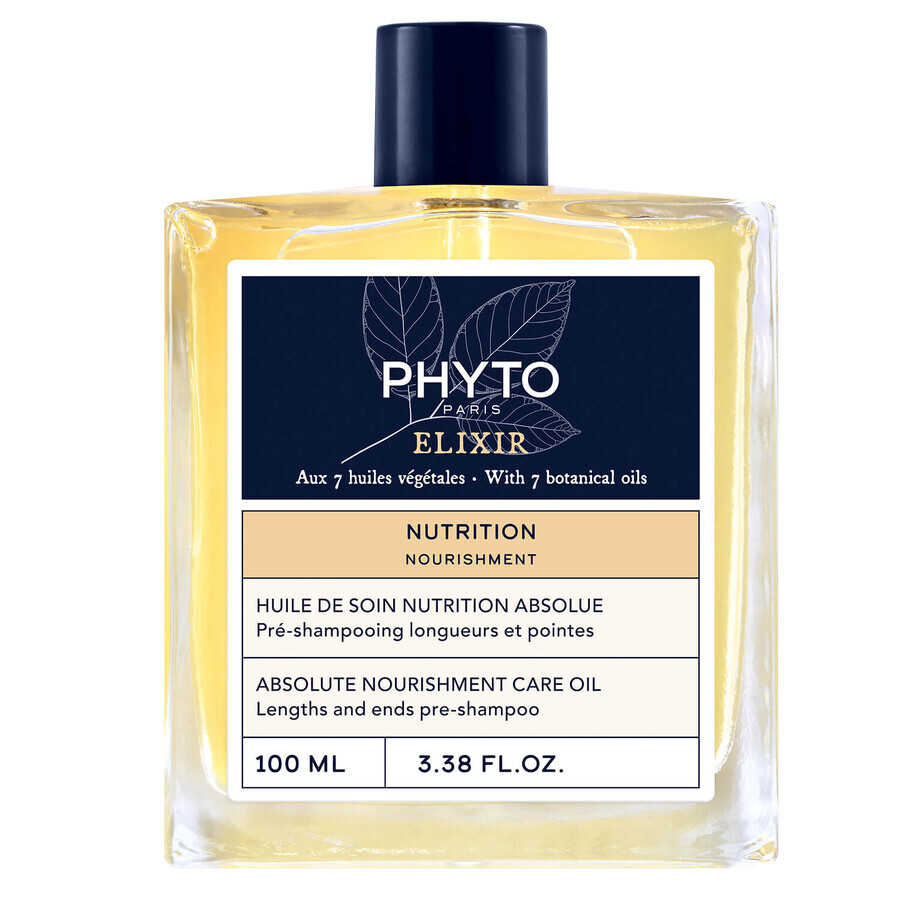 Phyto Nutrition Elixir, pflegendes Haaröl für die Anwendung vor dem Shampoo, 100 ml