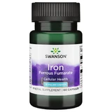 Fumarat feros de fier Swanson, fumarat de fier, 60 capsule