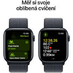 Apple Watch SE GPS GPS 40mm Midnight Aluminium Gehäuse mit Sport Ink Schleife