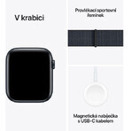 Apple Watch SE GPS GPS 40mm Midnight Aluminium Gehäuse mit Sport Ink Schleife