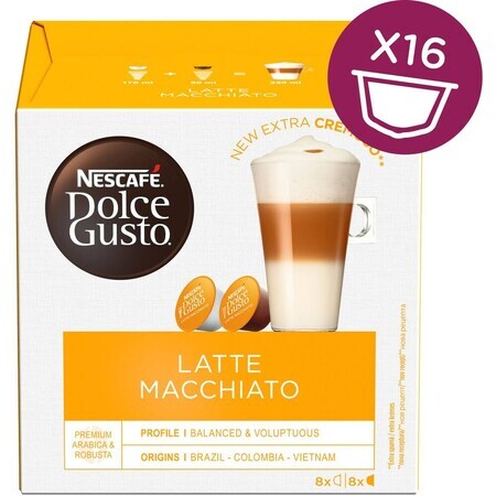 Nescafé Dolce Gusto Latte Macchiato 16 Kapseln