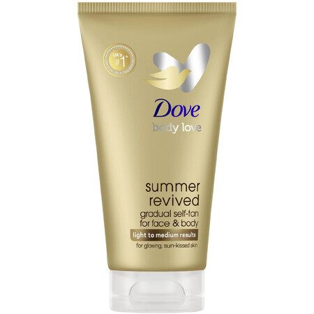 Dove Selbstbräuner Körper- und Hautlotion Summer revived Hell bis mittel 75 ml