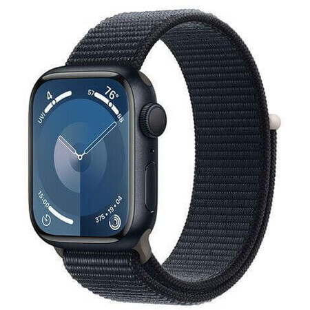 Apple Watch Series 9 GPS 41mm Aluminiumgehäuse mit Sportarmband, geschlossen