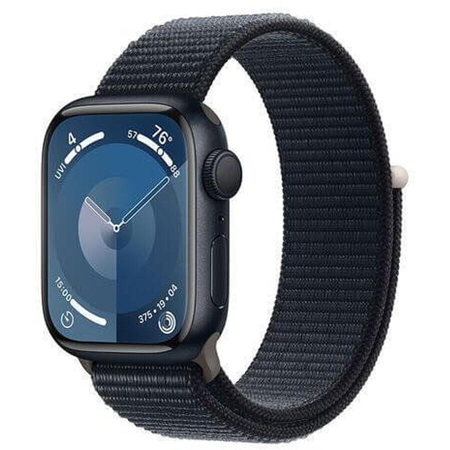 Apple Watch Series 9 GPS 41mm Aluminiumgehäuse mit Sportarmband, geschlossen