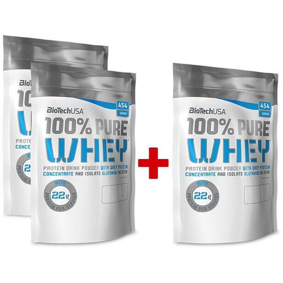 BioTech PURE WHEY (Beutel) 3 x 454 g Schokolade