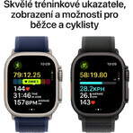 Apple Watch Ultra 2 (2024) 49mm, Natürliches Titan mit gelb-braunem Alpine M