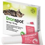 Dronspot 60 mg/15 mg Cats medium spot-on 2 x 0,7 ml