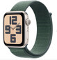 Apple Watch SE GPS 44mm Starlight Aluminiumgeh&#228;use mit Sportschlaufe Lake Green