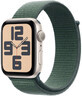 Apple Watch SE GPS 40mm Starlight Aluminiumgeh&#228;use mit Sportschlaufe Lake Green