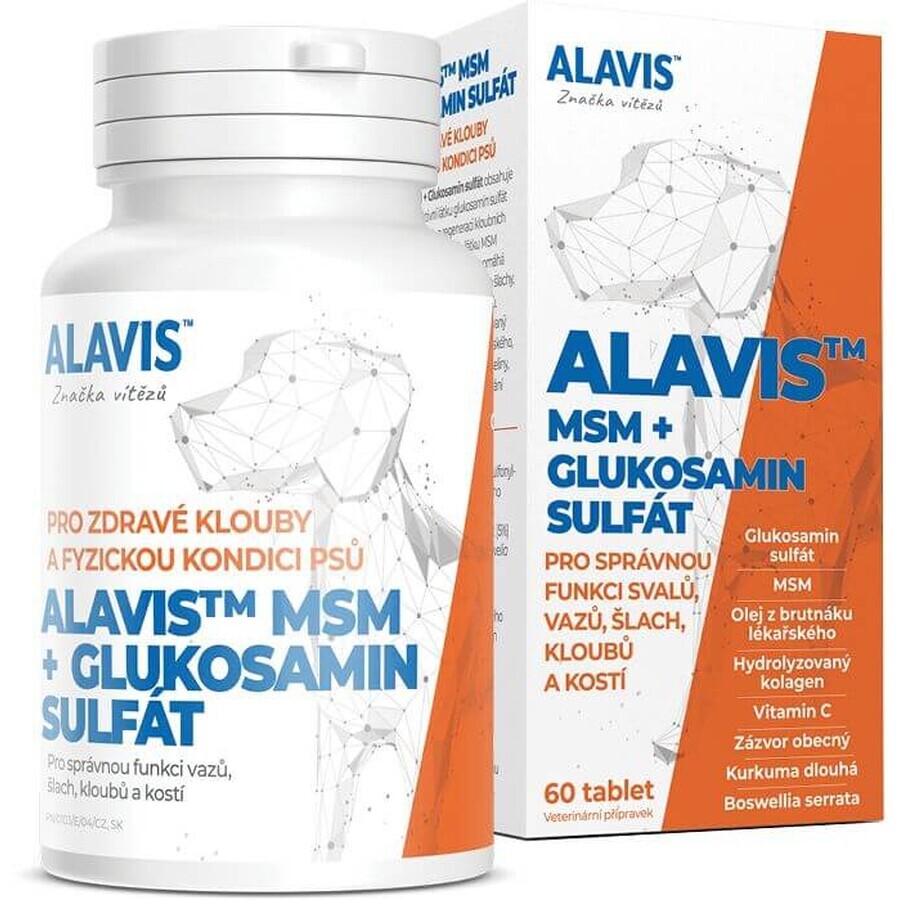 Alavis MSM + GLUCOSAMIN SULFAT 60 Tabletten