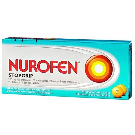 Nurofen StopGrip Filmtabletten 200mg, 24 Tabletten