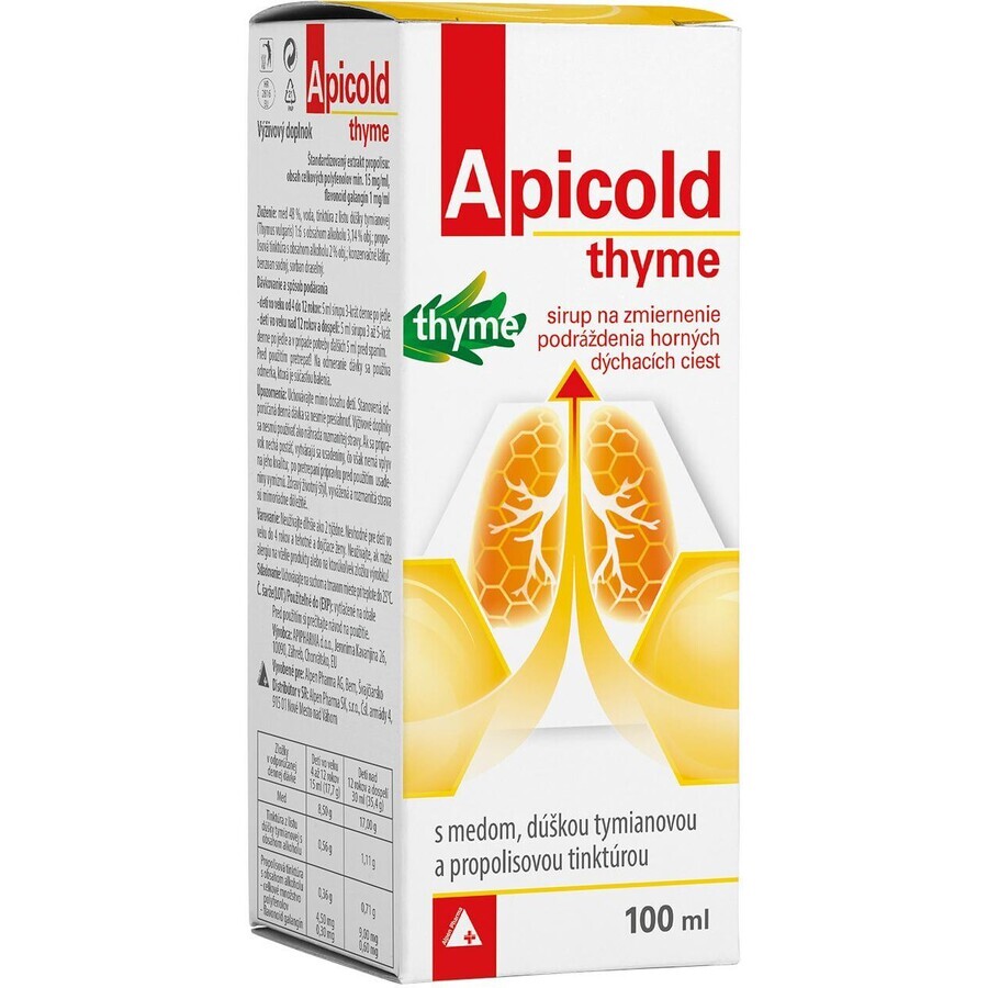 Apicold Thymian-Sirup 100 ml