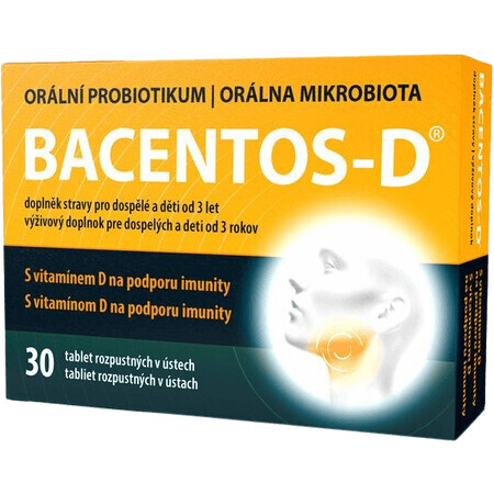 BACENTOS-D Probiotikum zum Einnehmen 30 Tabletten