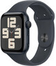 Apple Watch SE GPS 40mm Midnight Aluminiumgeh&#228;use mit Midnight Sportband - M/L