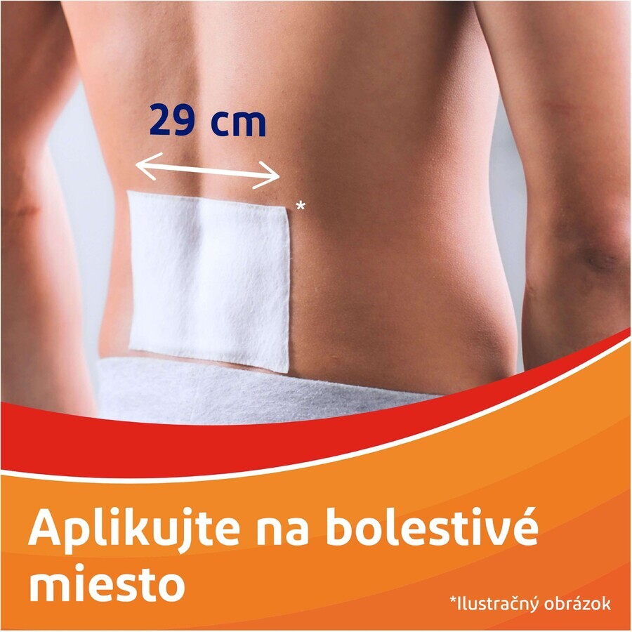 VoltaTherm heating patch for back pain relief 5 pieces