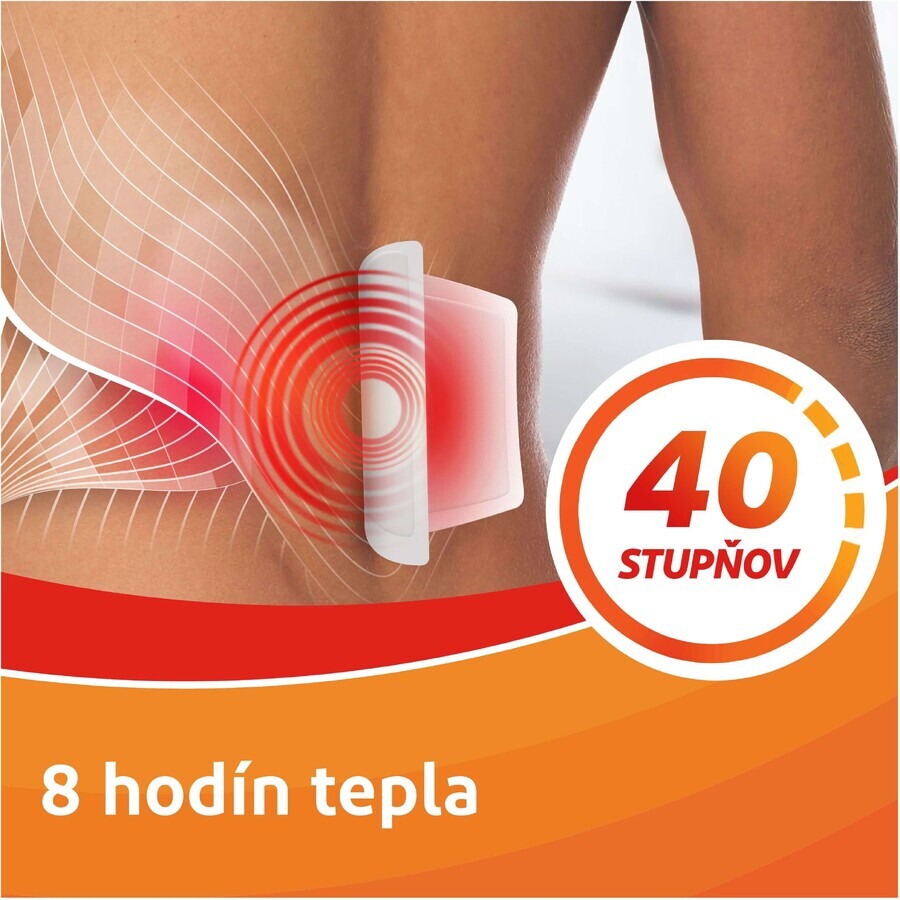 VoltaTherm heating patch for back pain relief 5 pieces