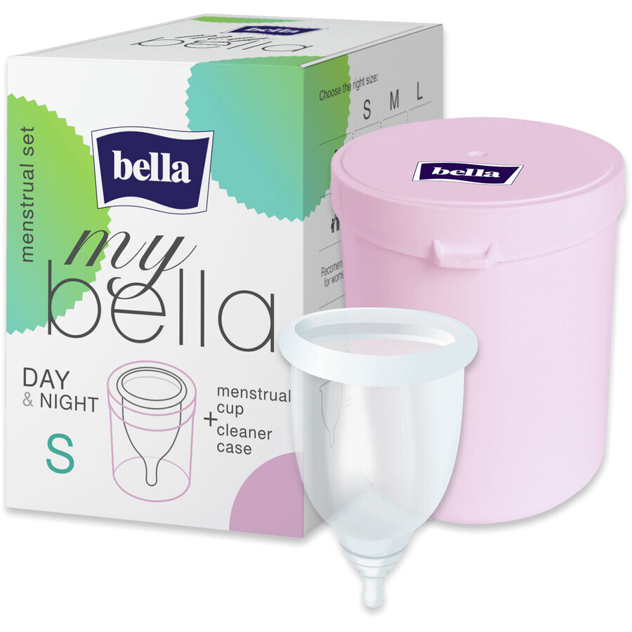 Bella Menstruationstasse + Reinigungshülse Größe S