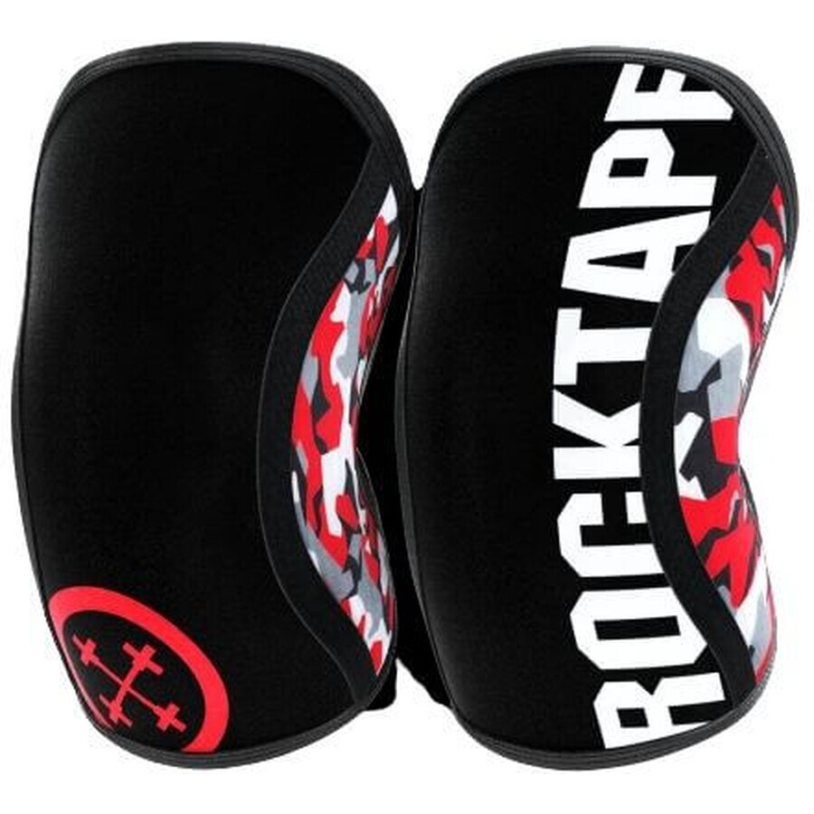 RockTape Assassins rot Camouflage Kniehülse L 5mm