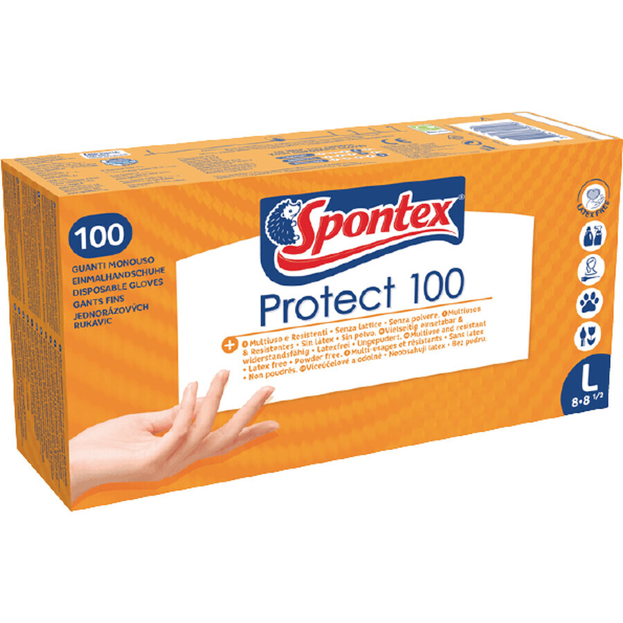 Spontex Einweghandschuhe Protect L 100 Stück