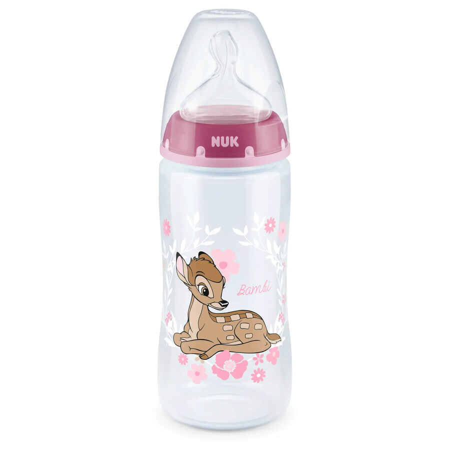 300 ml PP bottle + silicone teat, 6-18 months, First Choice Disney Bambi, Nuk