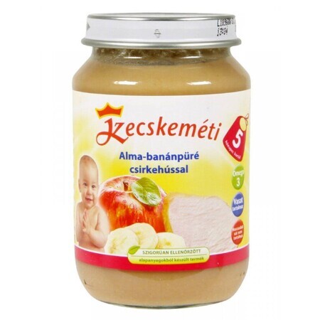 Kecskeméti Apfel-Bananen-Püree aus 5 Monaten 190 g