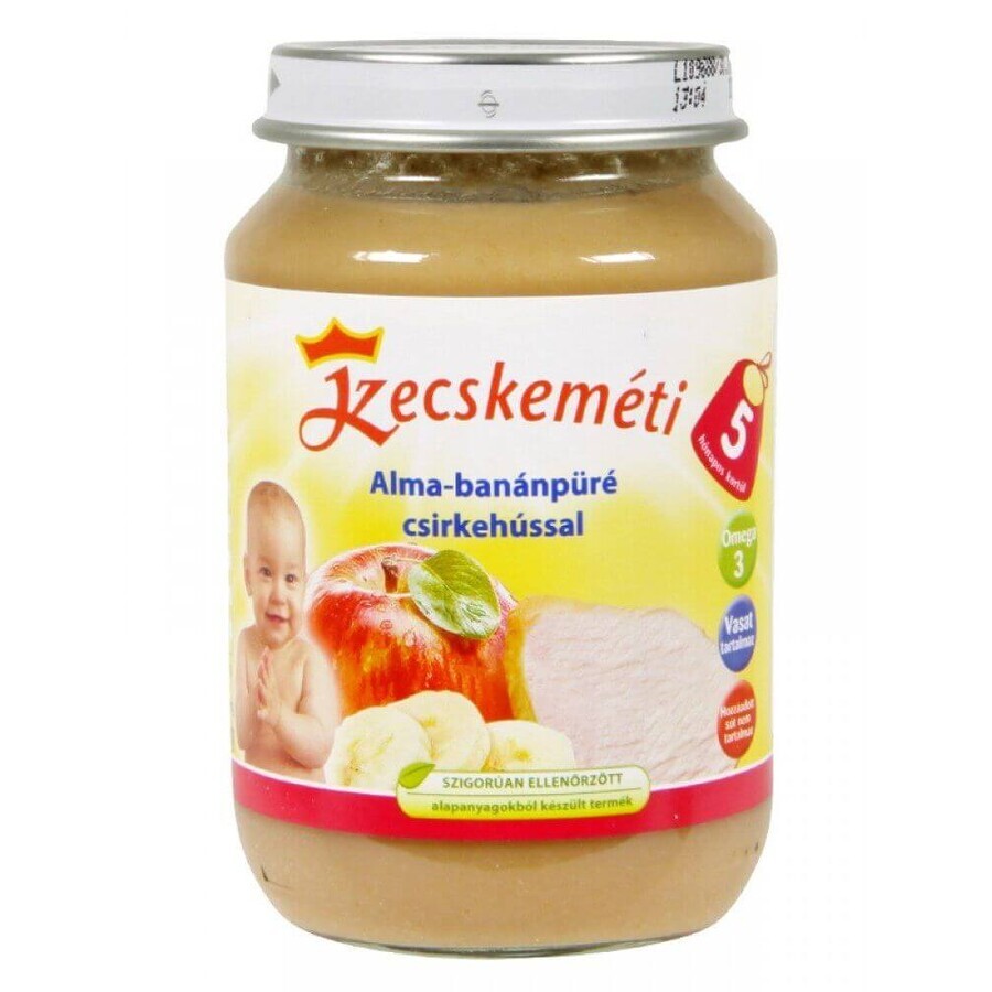 Kecskeméti Apfel-Bananen-Püree aus 5 Monaten 190 g