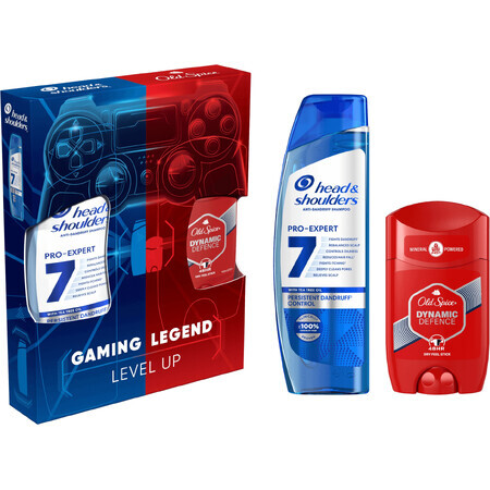 Set Head & Shoulders Gaming Legend Head & Shoulders 7v1 ProExpert 250 ml shampoo + Old Spice Dynamic Defense 65 ml deodorant